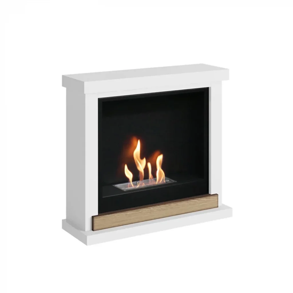 Skagen Hvid Biopejs kamin