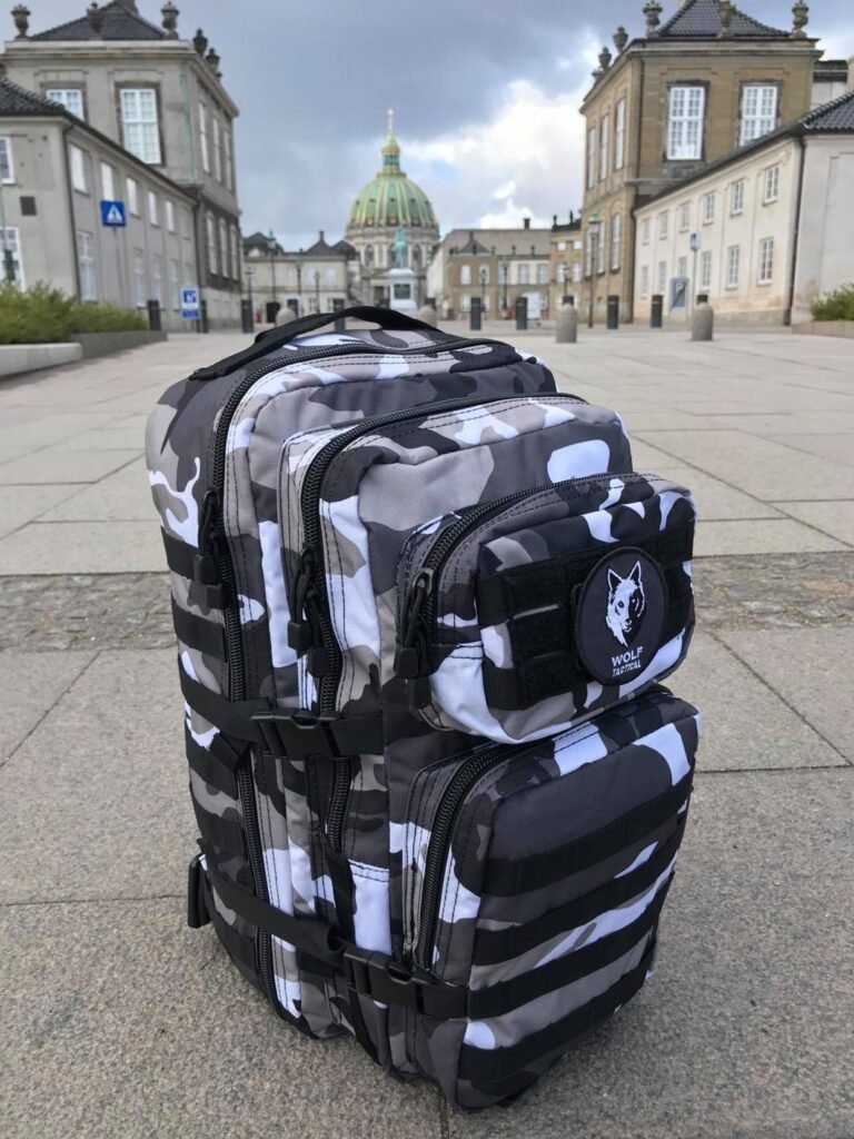 Skoletaske til voksen- Vinter Camo - Mil-Tec