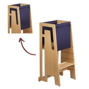 Tekstil til læringstårn - navy