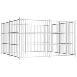 Udendørs hundebur 300 x 300 x 185 cm