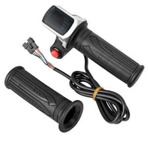 Universel Elcykel Gashåndtag med LCD-Display Håndtag Gashåndtag til 36V Twist Gashåndtag Scooter E--FD5-