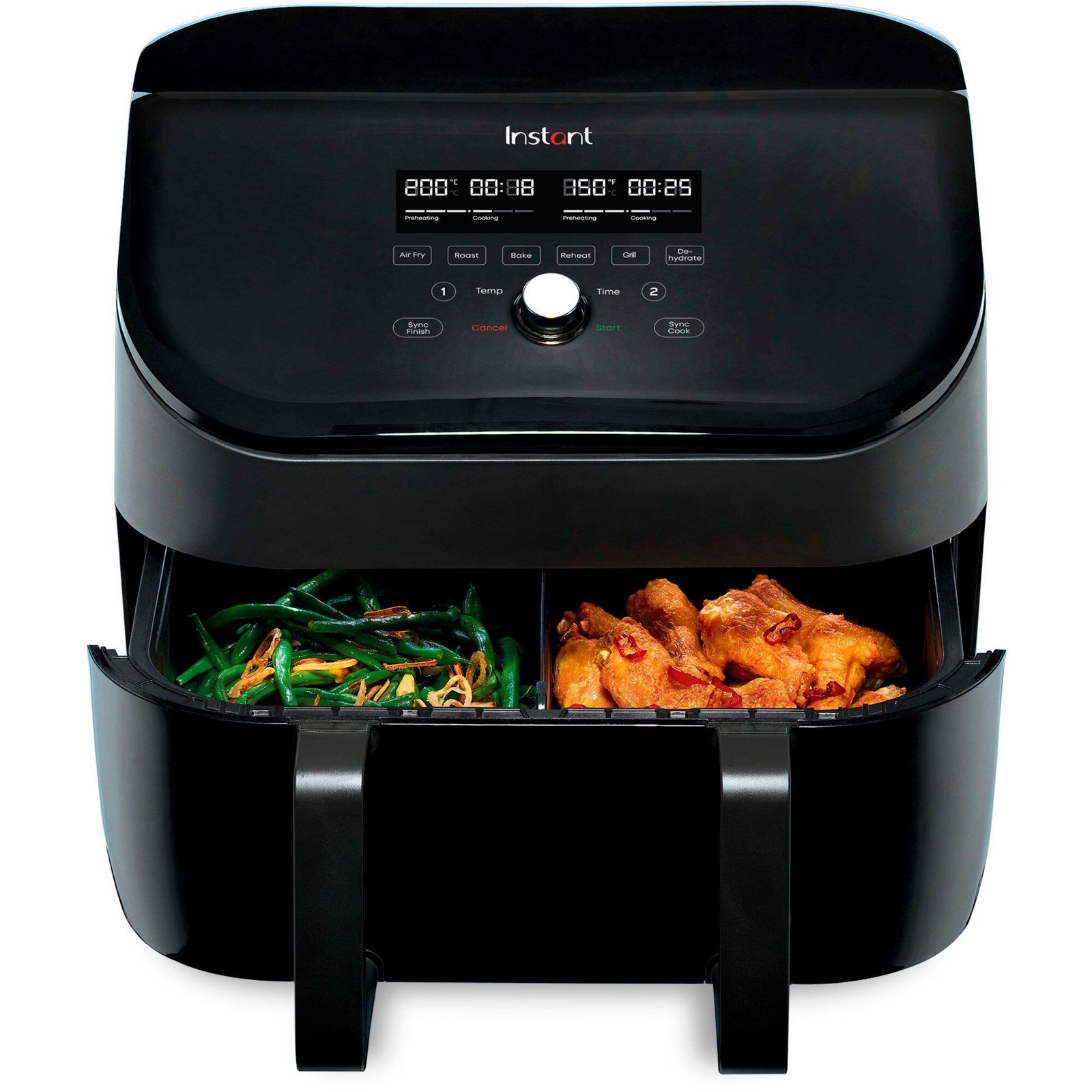 Vortex VersaZone Dobbelt Airfryer, 8,5 liter