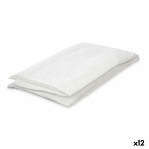 Beskyttelsescover til vaskemaskine - hvid, 63 × 58 × 85 cm, med puder (12 stk.)