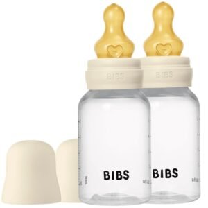 Bibs Sutteflaske - 2-pak - 150 ml - Naturgummi - Ivory