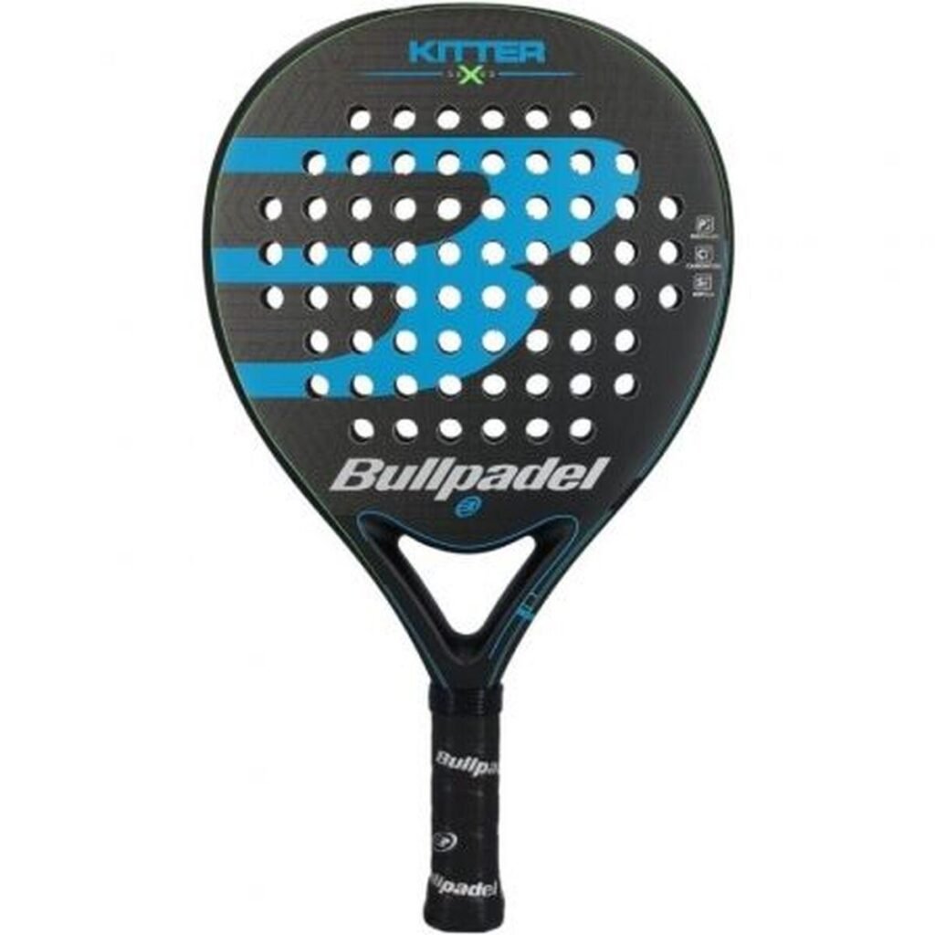 Bullpadel KITTER X BLUE padel bat - blå, glasfiber, tåreform