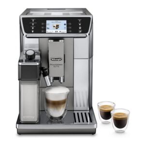 DeLonghi Primadonna Elite ECAM650.55.MS superautomatisk kaffemaskine, 2 l, 1.450 W, grå