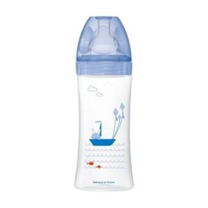 Dodie sutteflaske 330 ml - babyflaske med blåt motiv
