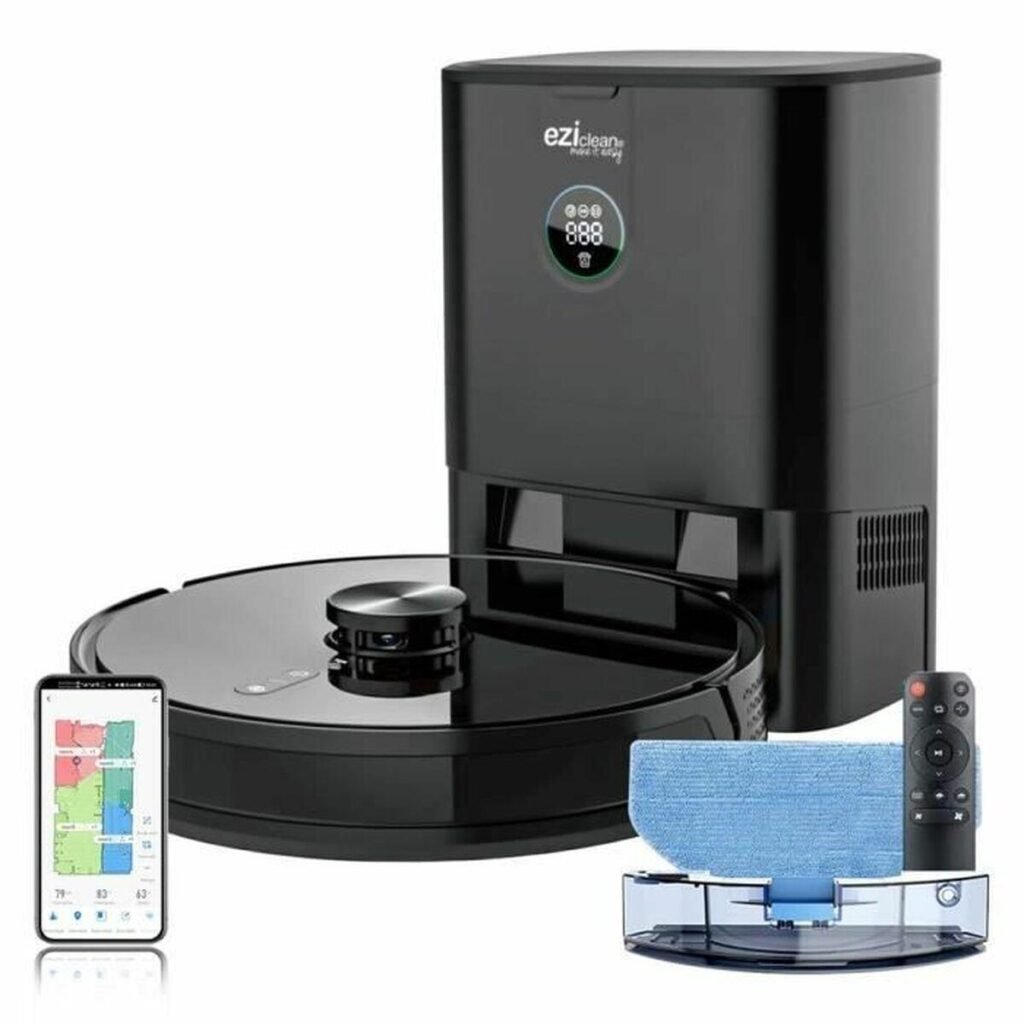 EZIclean I-Bot Z7 robotstøvsuger - sort, EU-stik