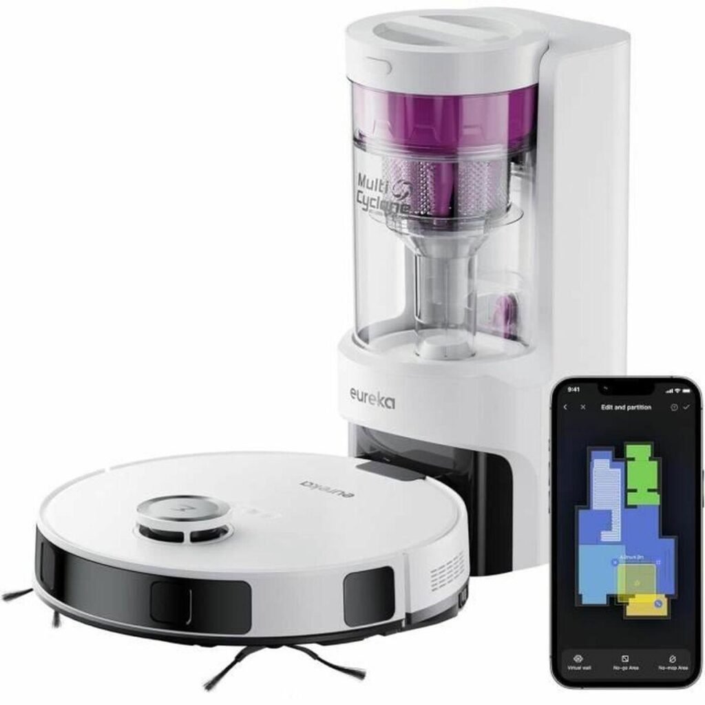 Eureka E10S robotstøvsuger - hvid, 200 ml, EU-stik