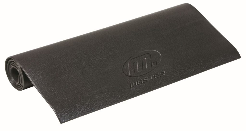 Master Fitness Underlagsmåtte til Crosstrainer 180x90 cm PVC Sort