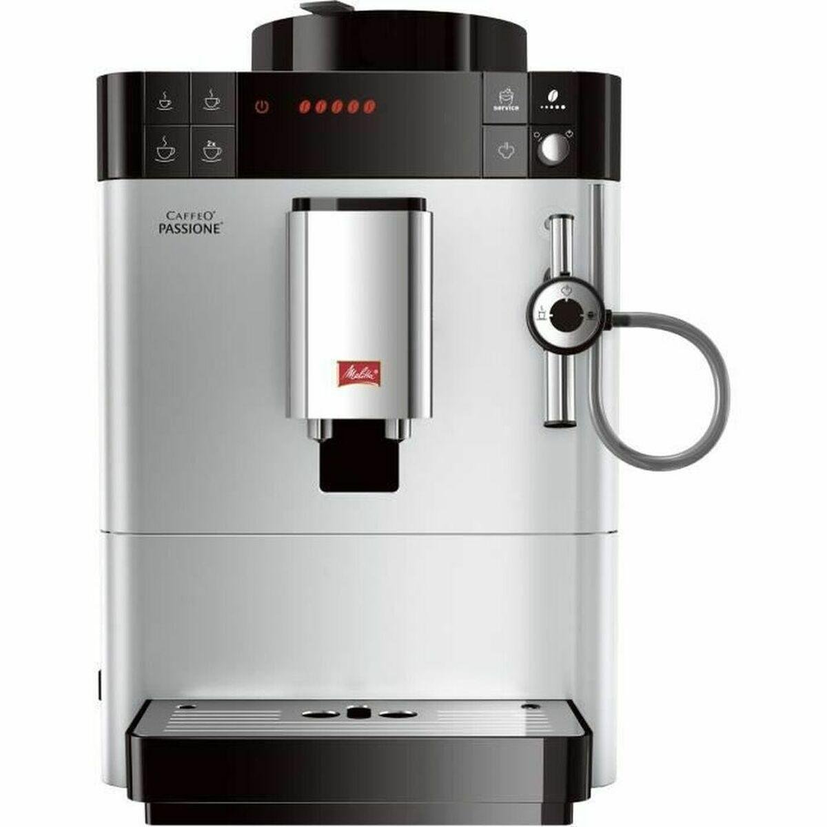Melitta Caffeo Passione superautomatisk kaffemaskine - sølv, 15 bar, 1,2 l
