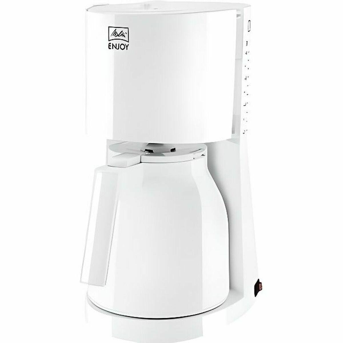 Melitta Enjoy 1017-05 kaffemaskine - 1000 W, hvid, 8 kopper