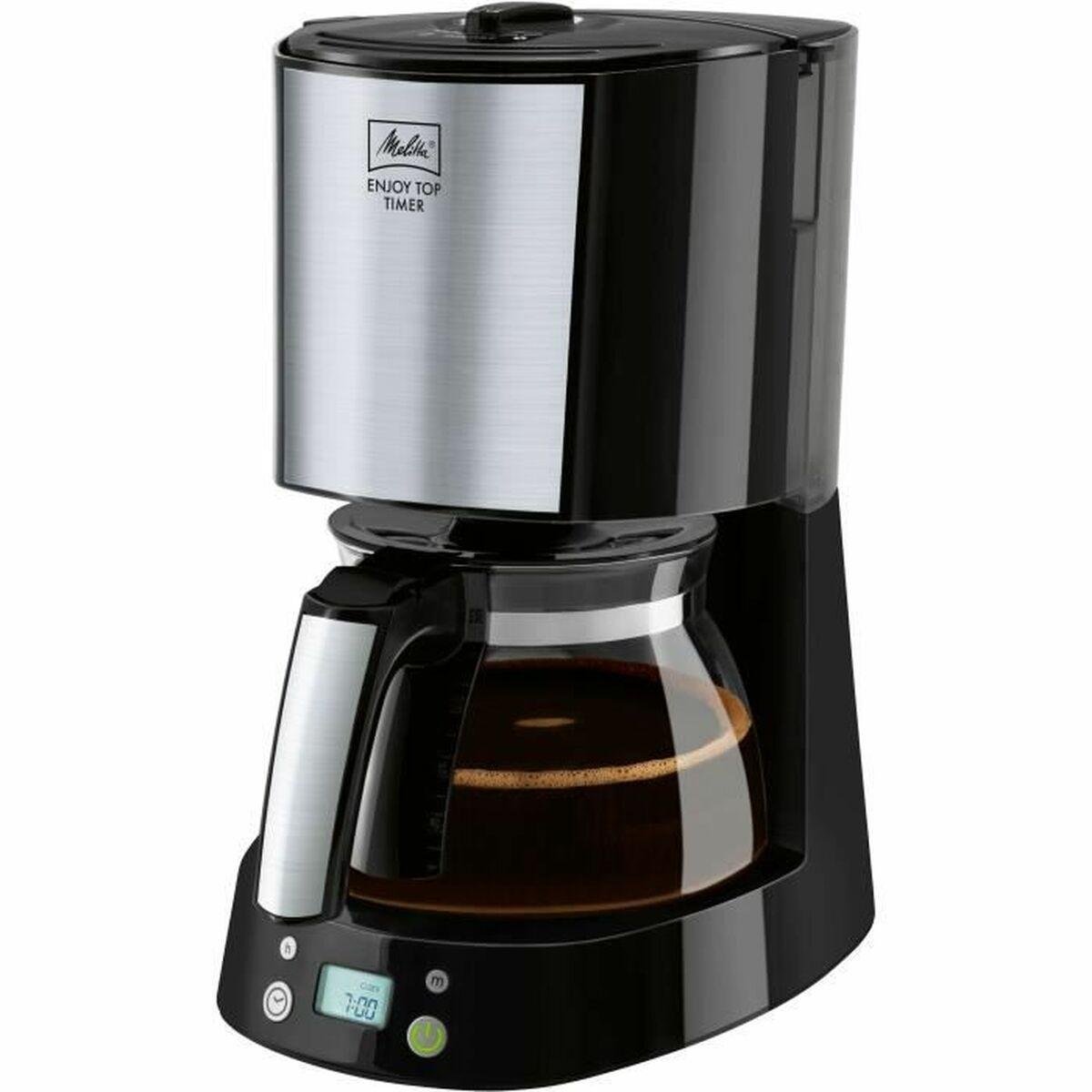 Melitta Enjoy Top Timer kaffemaskine - Sort, 1,2 l