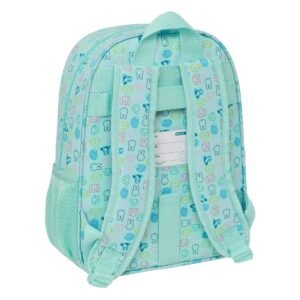 Miffy skoletaske - Friends, blå, 26 × 34 × 11 cm