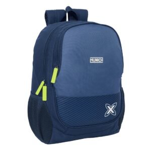 Munich skoletaske Blue Indigo - 32 × 44 × 16 cm