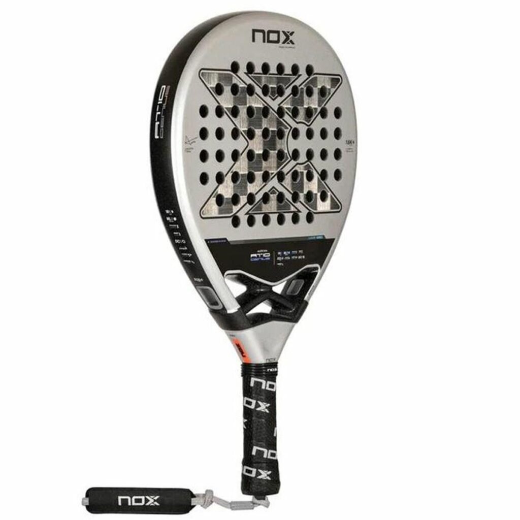 Nox Sport AT10 Genius 18K padel bat - mørkegrå (360-375 g)