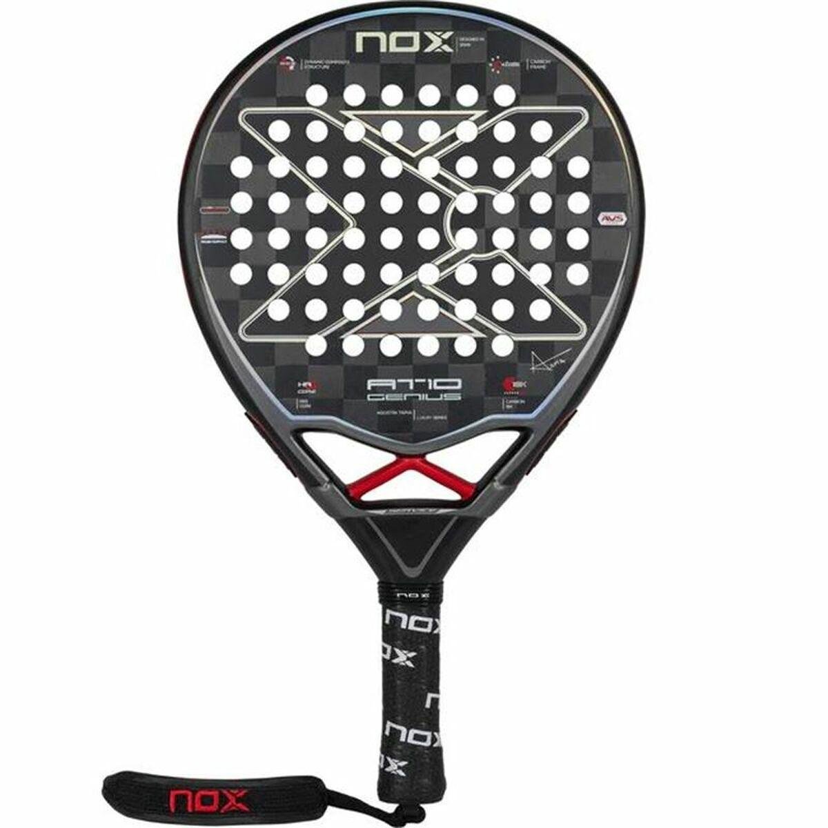 Nox Sport Padel bat AT10 Luxury Genius 18K 2023 - Agustin Tapia, sort, 360-375 g