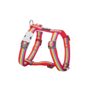 Red Dingo Hundesele Rainbow 25-39 cm - Multifarvet