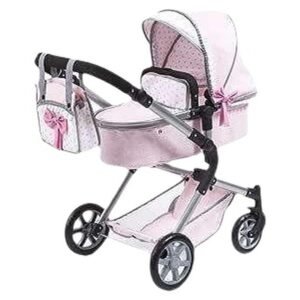 Reig Combi lille barnevogn til dukker - Pink (82 × 79 × 38,5 cm)