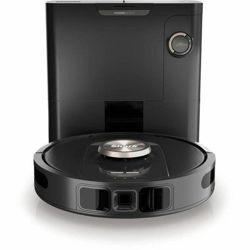 Shark robotstøvsuger - sort, cirkulær (Ø 34 cm)