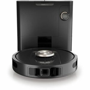 Shark robotstøvsuger - sort, cirkulær (Ø 34 cm)