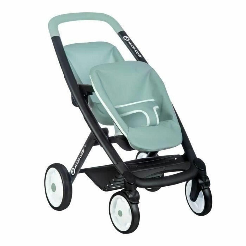Smoby Maxi-Cosi Twin - Lille barnevogn til dukker, 64 cm