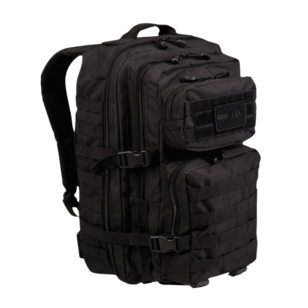 Sort skoletaske - 3-9 klasse