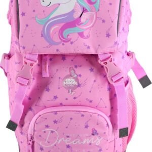 Tinka - Skoletaske - 22 L - Enhjørning - Pink