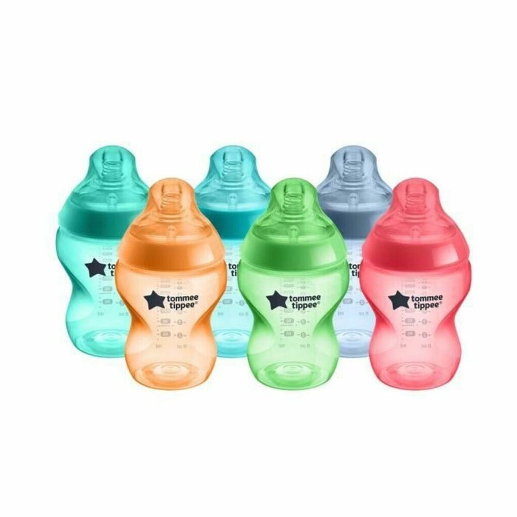 Tommee Tippee sæt med sutteflasker 260 ml - 6 stk.