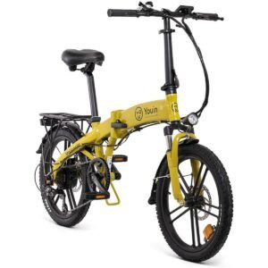 Youin BK1100 folde-elcykel 250 W, 36 V, 20" - gul