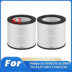 2 Philips AC0650 FY0611HEPA luftrenser filter luftrenser