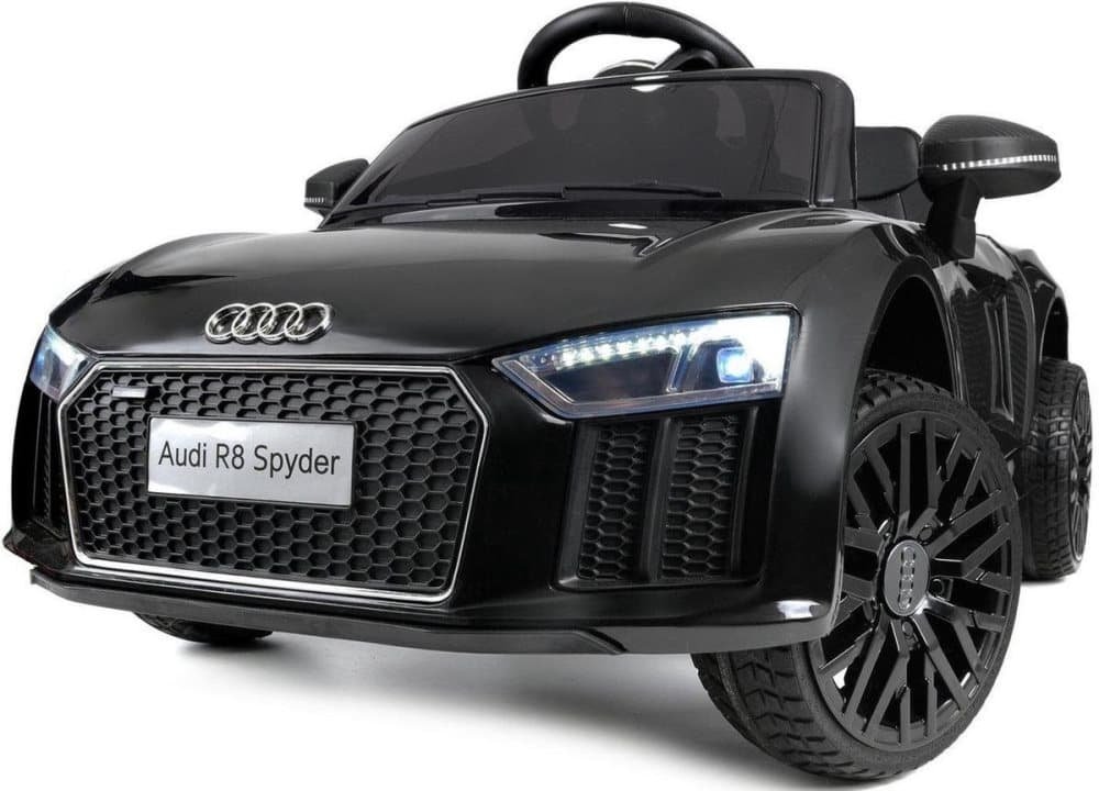 Audi R8 Spyder Elektrisk Barnevogn - Miljøvenlig, Fjernbetjening, Ægte Motorklange