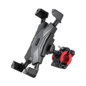 Automatisk Mobilholder til Cykel, El-løbehjul, Knallert, Motorcykel 4,7-6,8" sort