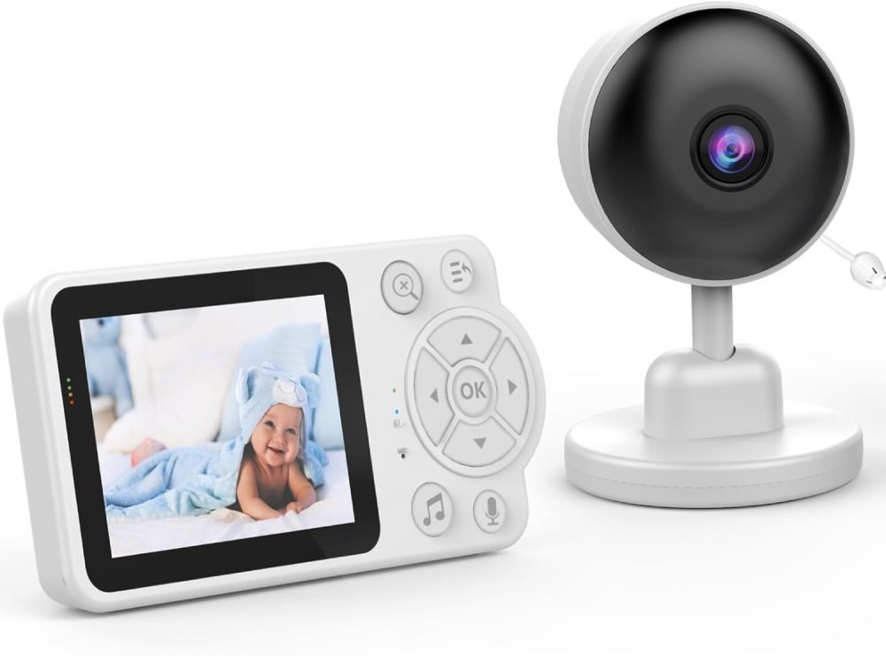 Babyalarm - Babyalarm - 2,8 tommer HD-skærm