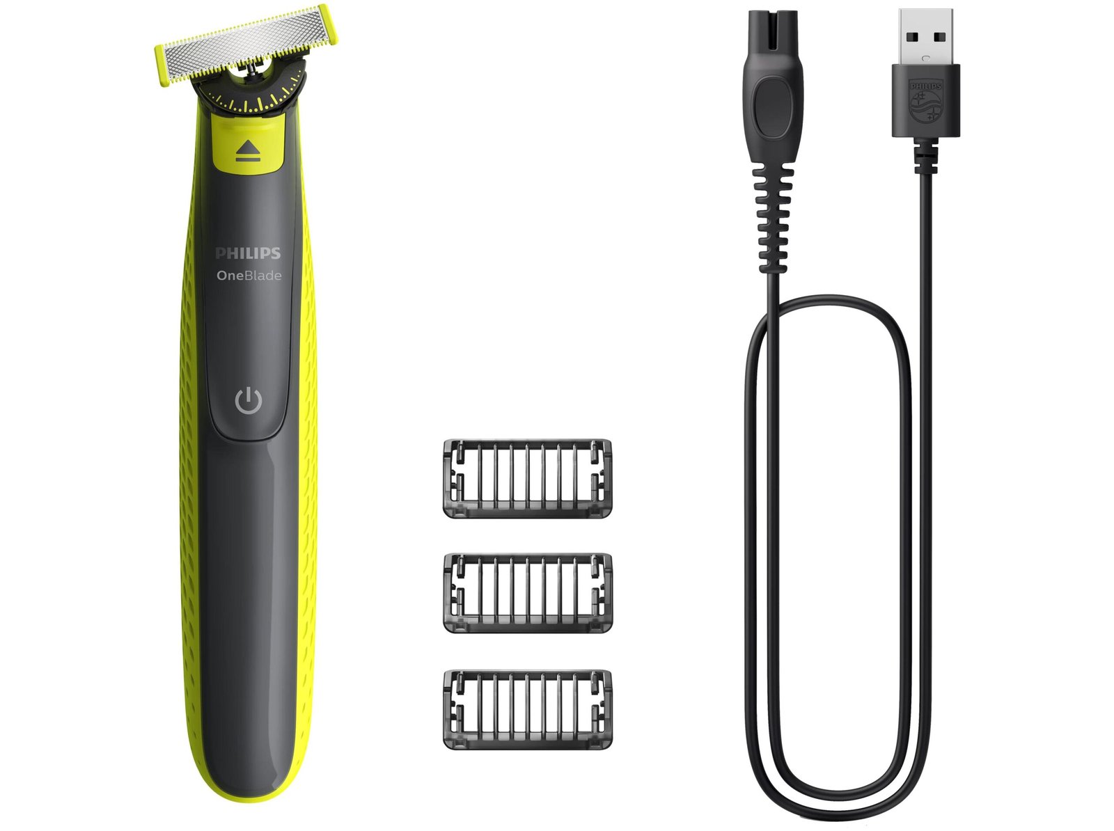Barbermaskine Philips OneBlade 360 QP2724/23 våd/tør, grå/lime