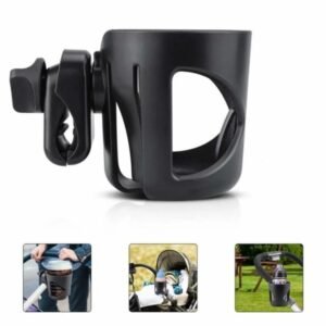 Barnevogns Drikkedurksholder/Krusholder, Barnevogn, Universal Cykelkopholder, Baby, Drikkedunkholder, Babyflaske, Kaffekopholder
