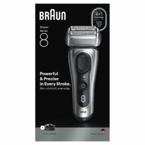 Braun Series 8 8617S barbermaskine - sølvfarvet, batteri