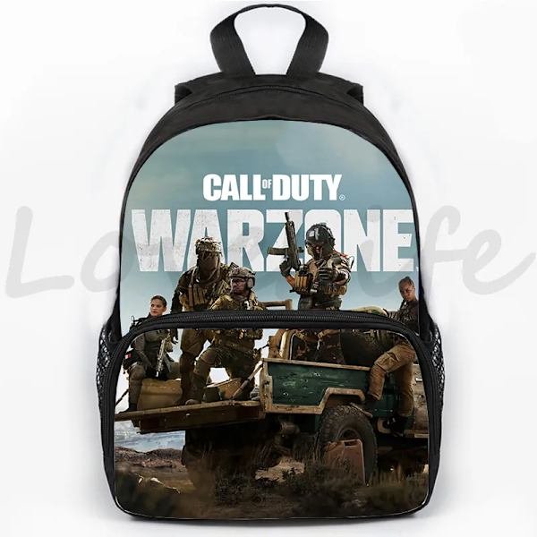 Call Of Duty Warzone 3D Print Rygsække Skoletaske til Drenge Piger Børn Rygsæk Hot Spil Skoletaske Teenagere Studenter Skoletaske