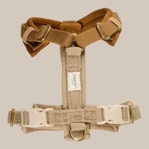 Cortado PRO / Justerbar hundesele (brun/beige) - XS / Brun/Beige