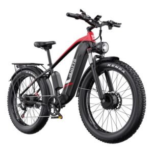 DUOTTS F26 Voksen Elcykel - 26 tommer - 750W*2 motor - 100 km rækkevidde - 48V20Ah batteri - med støddæmper foran