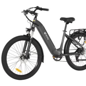 DYU C1 350 W højhastigheds elcykel - 65 km rækkevidde, 10 Ah aftageligt batteri, 26"x2,5" dæk - pendlercykel i aluminiumslegering