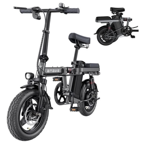 ENGWE T14 Elcykel, Maks hastighed 25 km/t, 250W Motor, 30N·m Moment, 14x2.125 Dæk, 48V 10Ah Lithiumbatteri,25 km Elektrisk tilstand,42 km PAS tilstand
