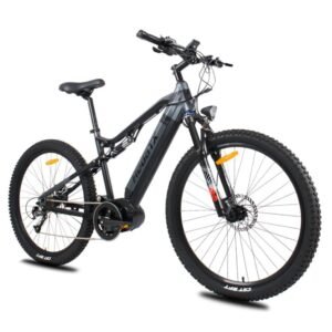 HedaTX TX11 elcykel, 500W mellemmotor, 48V 15Ah LG batteri, 27,5x2,4" dæk, 80 km maks. rækkevidde, hydraulisk skivebremse