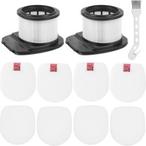 INF Filter Sæt Kompatibelt med Shark Anti Hair Wrap Ledningsfri Støvsuger IZ201EU IZ251EU Serien