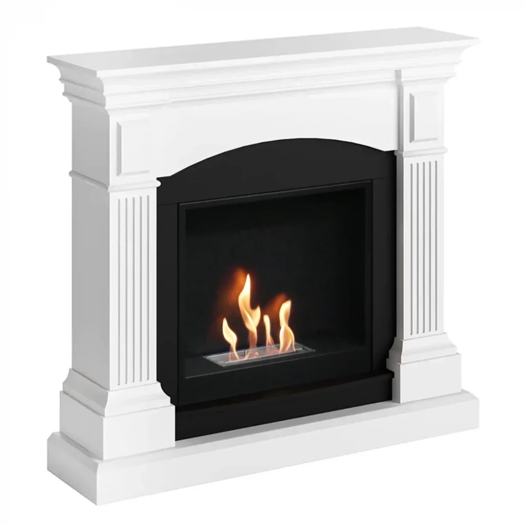 Magna Hvid Biopejs kamin