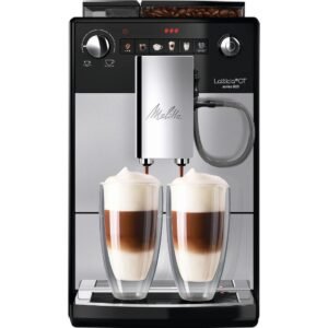 Melitta Latticia F300-101 superautomatisk kaffemaskine, sort/sølv - 1,5 l, 1.450 W