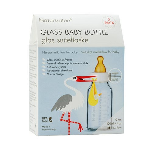 Natursutten Sutteflaske glas 2-pak 120ml 2-pak X