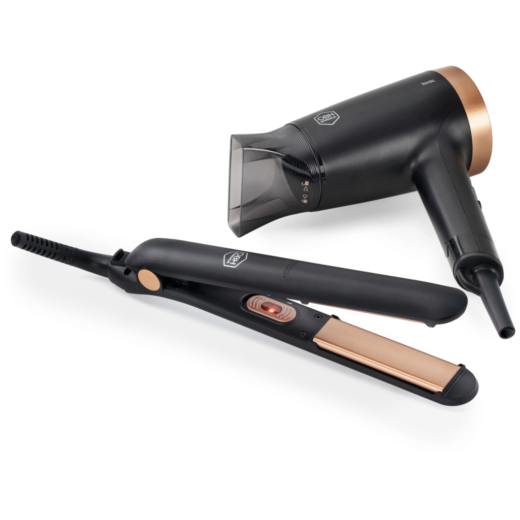 OBH Nordica Glam & Shine styling kit Føntørre og glattejern