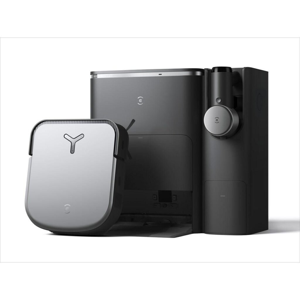 Robotstøvsuger ECOVACS Deebot X2 Combo 6400 mAh - sort/hvid