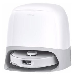 Robotstøvsuger Roborock Qrevo Curv med moppe, automatisk tømning, 0,35 l hvid